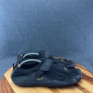 Vibram Fivefinger Shoes M148 Sz 13 Black Slip On Natural Footshape Running Hike